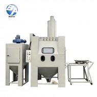 BA-1500TD-5臺(tái)車(chē)轉(zhuǎn)盤(pán)半自動(dòng)噴砂機(jī)