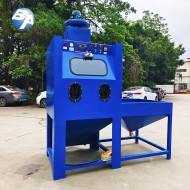 濕式臺車轉(zhuǎn)盤噴砂機