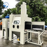 BA-1500TD-5臺(tái)車轉(zhuǎn)盤半自動(dòng)噴砂機(jī)