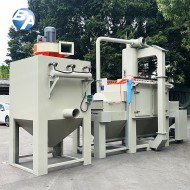 全自動旋風輸送式噴砂機配濕式集塵機