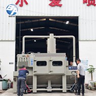 全自動旋風輸送式噴砂機配濕式集塵機