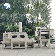 旋風式防爆輸送式噴砂機配濕式集塵機