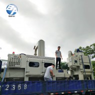 旋風(fēng)式防爆輸送式噴砂機(jī)配濕式集塵機(jī)